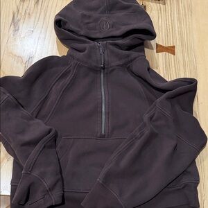 lululemon athletica XS/S Dark Brown Scuba Hoodie